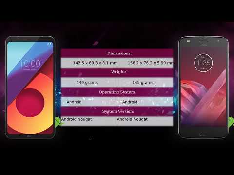 LG Q6 vs Moto z2 Play - Phone comparison