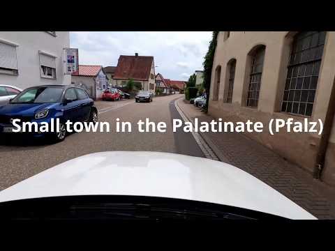 Drive through the Palatinate Region of Germany