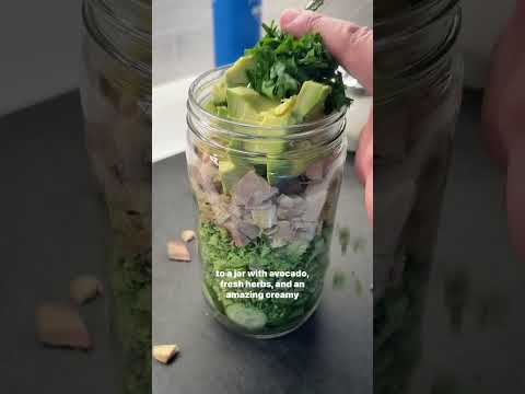 HIGH PROTEIN CUCUMBER CHICKEN AVOCADO SALAD