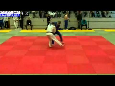 Judo U21 SM 2014: M21-81: KOIVISTO - LAAMANEN