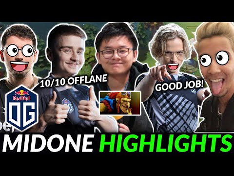 MIDONE Batrider POV in OG Match - Totally Domination