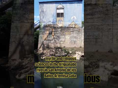 myrtle and religious sciences in the Ariguanabo river in San Antonio de los Baños Artemisa Cuba