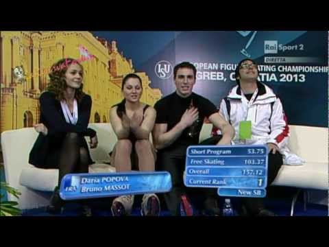 ISU ZAGREB 2013 -8/16- PAIRS FP - Daria POPOVA  Bruno MASSOT - 24.01.2013