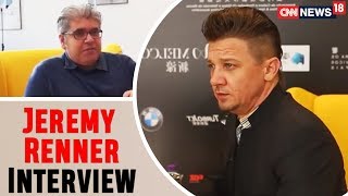 Jeremy Renner Interview | Wind River | Rajeev Masand Hollywood Interview | CNN-News18 video