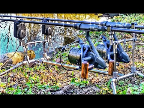 Carp fishing VTB 60 - In spring 2019 on the small river//Underwater shots