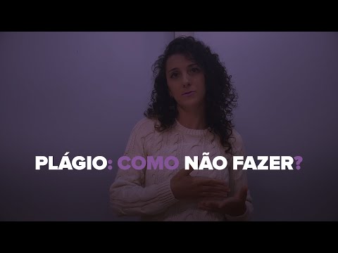 PLÁGIO: como NÃO fazer?
