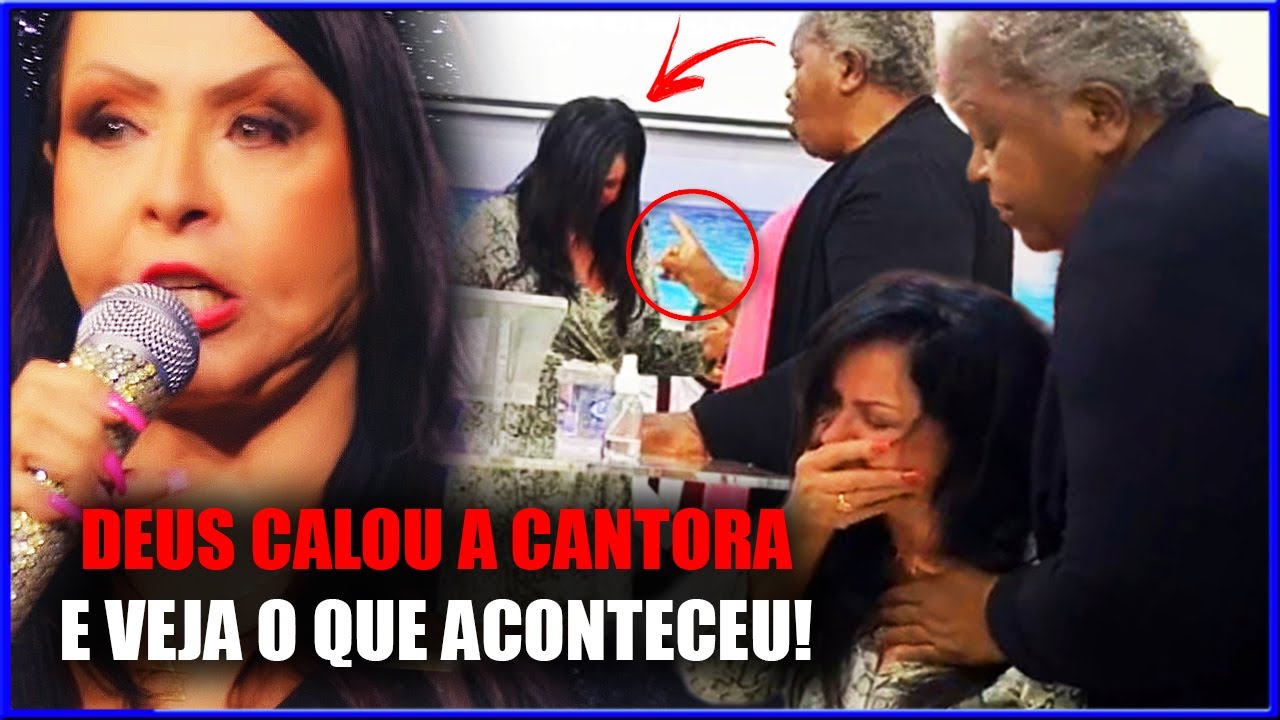 DEUS CALA SHIRLEY CARVALHAES NO ALTAR E FALA PODEROSAMENTE COM A CANTORA