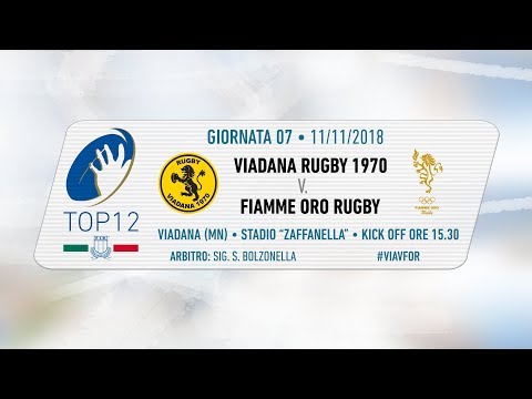 TOP12 2018/19, Giornata 7 - Viadana Rugby 1970 v Fiamme Oro Rugby