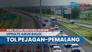 Pantauan Lalu Lintas Arus Balik H+3 Idul Fitri 1444H di Ruas Tol Pejagan-Pemalang KM 260 Lancar
