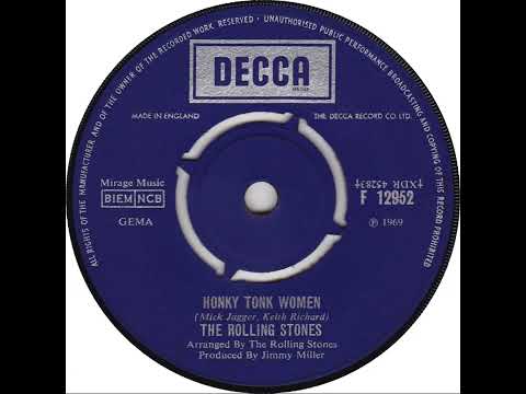 UK New Entry 1969 (132) The Rolling Stones - Honky Tonk Women