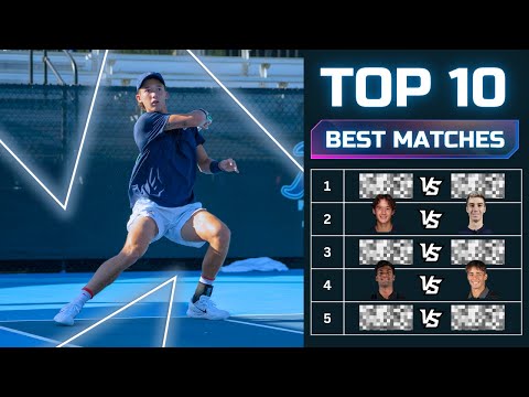 Top 10 BEST MATCHES at the 2025 ITA Men's All-American Championships