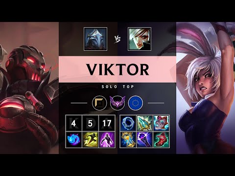 Viktor Top vs Riven - EUW Master Patch 25.15