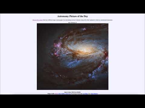 2021 February 24 - Spiral Galaxy M66 from Hubble