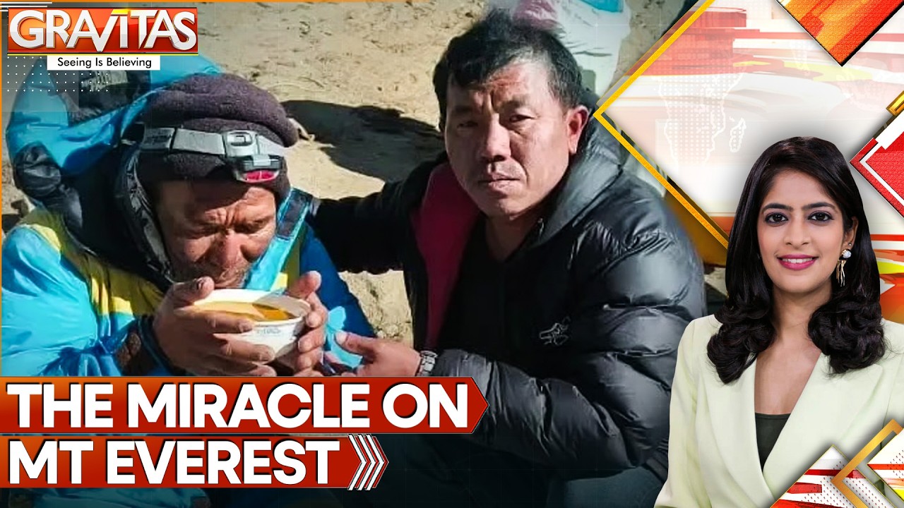 Miracle on Everest: Climber Missing for Six Days, Believed Dead, Crawls Down Ice | GRAVITAS