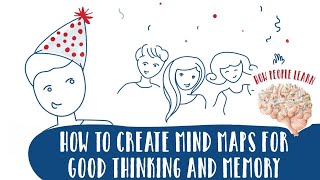 Mind mapping for kids | How to create mind maps for good thinking and memory | Tutorial 9 part 2