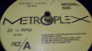 Model 500 - Testing 1-2 (Metroplex) 1986