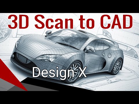 3D Scan Data to CAD Model Using Geomagic Design X