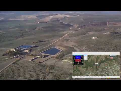 Alpha 800 UAV Helicopter BVLOS 15 km (45 min mission hyperlapse)