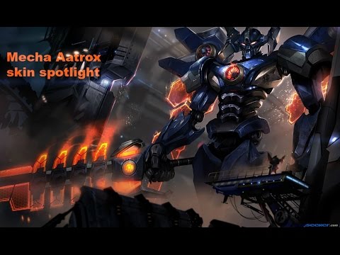 Mecha Aatrox skin spotlight