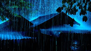 Download the video "(NO ADS) Rainy Night Thunderstorm ⚡ Heavy Rain for Deep Sleep & Insomnia Relief All Night Long"