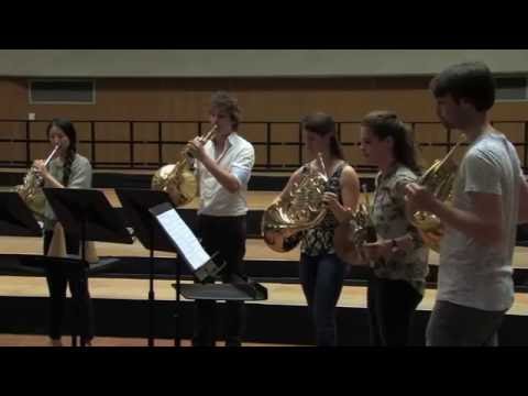 Horn Class of the Conservatory of Amsterdam, Herman Jeurissen, conductor
