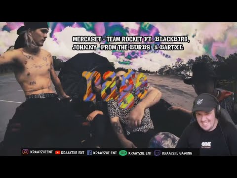 Kraayziie Reacts To Mercaset - Team Rocket ft. Blackbird, Johnny [From the Burbs] & BARTXL