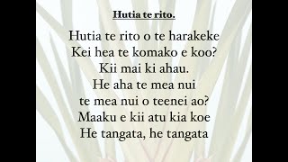 Māori Song - Hutia te Rito