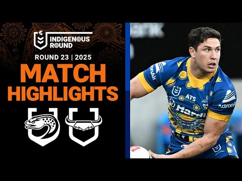 NRL Highlights | 2025 NRL Match Highlights | Eels v Cowboys | Round 23