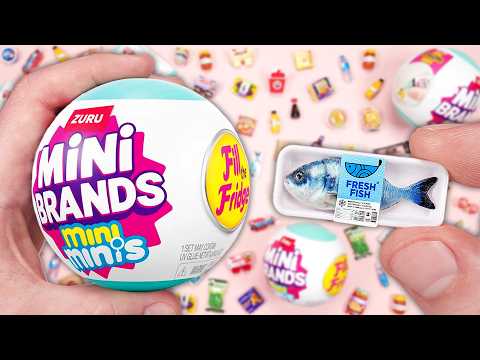 Opening The Mini Brands Mini Minis Fill The Fridge