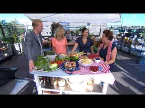 Systrarna Eisenman lagar amerikansk mat på USA:s nationaldag - Nyhetsmorgon (TV4)