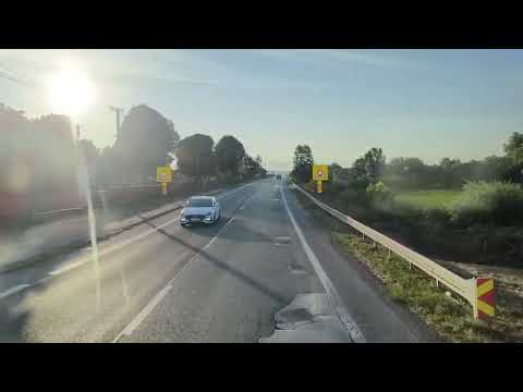 Driving in Slovakia, route 66 - 527, Tupá - Hrkovce - Sahy