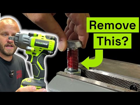 Robustrue 1600N.m (1180ft-lbs) Cordless Impact Wrench, 1/2 High Torque Brushless Impact Gun, 2400RPM Power, 2 x 4.0Ah Batteries, Fast Charger, Impact Wrench for Heavy Duty Truck RV Mower video review thumbnail