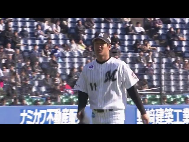 【7回表】マリーンズ・佐々木が開幕ローテを手繰り寄せる好投!! 2017/3/22 M-D