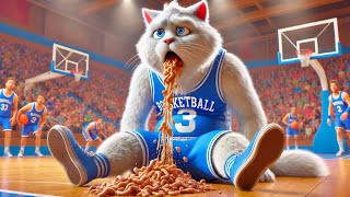 😾 The Orange Cat's Terrible Plan to Defeat the White Cat! 😻 #cat #ai #catvideos #cat #cutecat