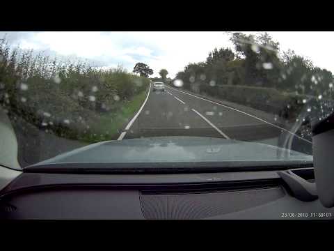 AV62 FLZ idiot driver dangerous overtake Chevet Lane Wakefield