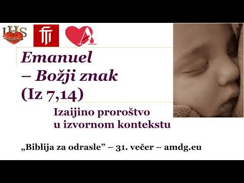 Emanuel – Božji znak (Iz 7,14). Izaijino proroštvo u izvornom kontekstu