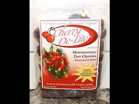 Making Tart Cherry Muffins Using Country Ovens Cherry De-Lite Tart Cherries - Recipe