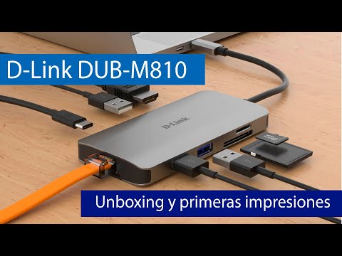 D-Link DUB-M810 knyginių kompiuterių dokas / jungčių replikatorius Vielinis Thunderbolt 3 Sidabras video