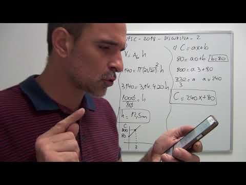 Correção UFSC 2018 Discursiva 2 Matemática