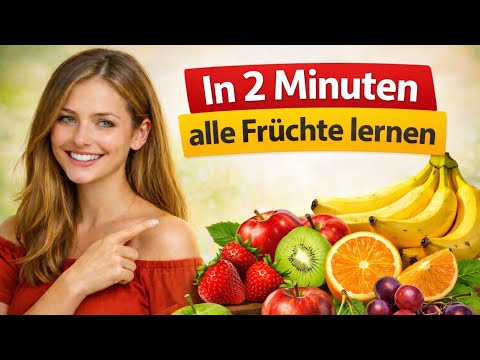 Obst in Deutsch lernen