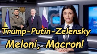 Trump, Putin & Zelensky Meeting | Macron & Giorgia Meloni Moments + Astronaut Towel in Space