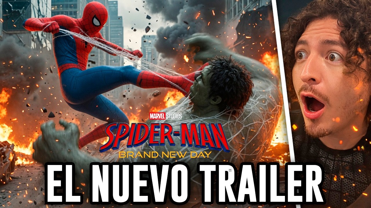 Se filtró el Nuevo Trailer Oficial de Spider-Man Brand New Day y Hulk gris es gigante I Noticias