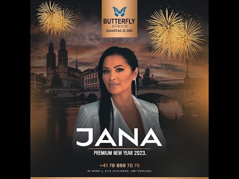 BUTTERFLY CLUB ZURICH  "JANA"  NEW YEAR 2023