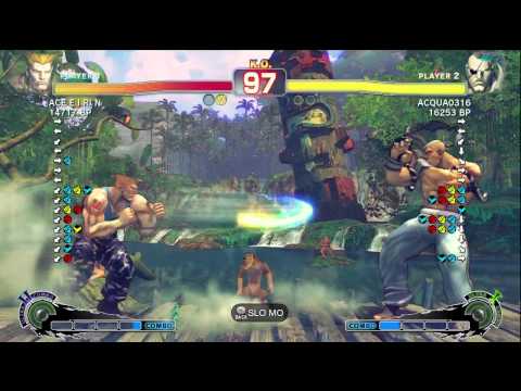 ACE・EIRIN [Guile] vs Aqua [Sagat] SSF4 Japanese Online Ranked Matches - TRUE HIGH-DEF