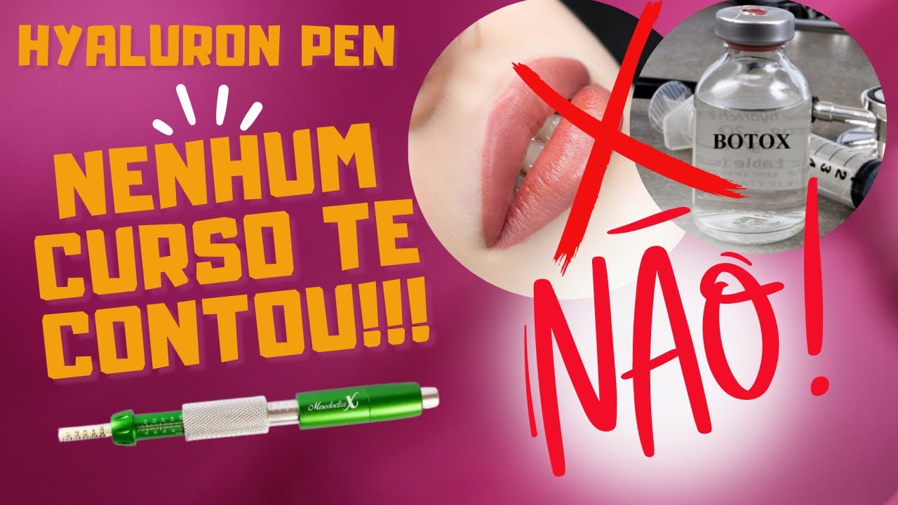Caneta pressurizada realmente funciona A verdade por trás do preenchimento com a hyaluron pen!