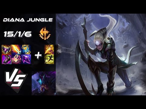 JUNGLE Diana vs Rek'Sai - NA Challenger Patch 25.S1.5