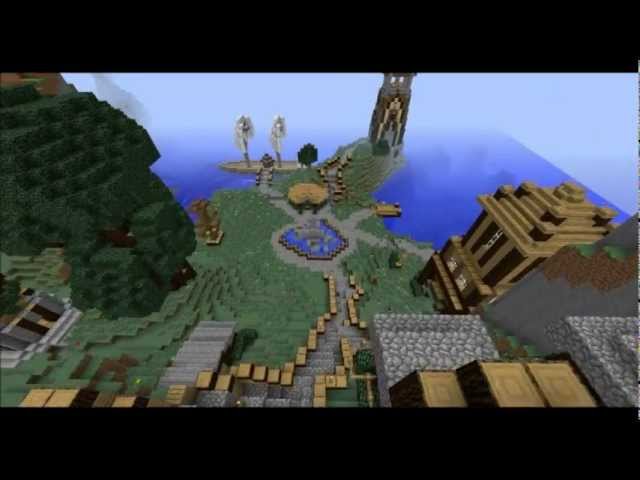 Nordic style town Minecraft Map