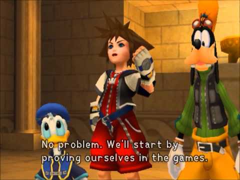 KH1 Cutscenes Part 63 - Junior Heroes (English)