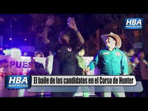 HBAnoticias. Pasacalle de candidatos en el Corso de Hunter