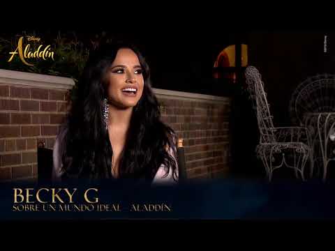 Becky G habla sobre "Un Mundo Ideal" junto a Zayn para #Aladdin